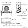 岩崎電気 【受注生産品】LED投光器 《LEDioc FLOOD NEO》 屋外・屋内用 耐塩仕様 20クラス 超広角タイプ 昼光色 電源ユニット内蔵形 ダークグレイ 【受注生産品】LED投光器 《LEDioc FLOOD NEO》 屋外・屋内用 耐塩仕様 20クラス 超広角タイプ 昼光色 電源ユニット内蔵形 ダークグレイ ECF2040SW/DSAN8/DG 画像3