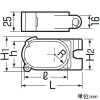 未来工業 冷媒管クリップ W3/8ボルト用 ペア管用 ヨコ型 銅管2分5分・銅管3分5分共用 冷媒管クリップ W3/8ボルト用 ペア管用 ヨコ型 銅管2分5分・銅管3分5分共用 BWCY-35B3 画像2