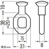 未来工業 吊りフック 軽量用 ケーブルカッシャー用 吊りフック 軽量用 ケーブルカッシャー用 1BF 画像2