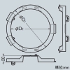 未来工業 ダウンライト台座 UR都市機構仕様(EC-150) 適合開口穴100mm ダウンライト台座 UR都市機構仕様(EC-150) 適合開口穴100mm DLA-100 画像2