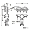 未来工業 ケーブルカッシャー ハンガーレール用 フジ(トラックレール)3号・4号用 50WF34型 ケーブル径φ10〜20mm 吊り数1 ケーブルカッシャー ハンガーレール用 フジ(トラックレール)3号・4号用 50WF34型 ケーブル径φ10〜20mm 吊り数1 CK-51WF34 画像2