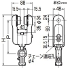 未来工業 ケーブルカッシャー レースウェイ用 シングルローラー 二種金属製線ぴ用 70型 ケーブル径φ30〜45mm 吊り数1 ケーブルカッシャー レースウェイ用 シングルローラー 二種金属製線ぴ用 70型 ケーブル径φ30〜45mm 吊り数1 CK-74ZZ 画像2