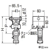 未来工業 【受注生産品】エンドカッシャー レースウェイ用 70E型 割ピン付 ケーブル径φ10〜20mm 吊り数1 【受注生産品】エンドカッシャー レースウェイ用 70E型 割ピン付 ケーブル径φ10〜20mm 吊り数1 CK-70E-1 画像2