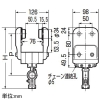 未来工業 【受注生産品】ケーブルカッシャー C形鋼(45×75mm)用 ダブルローラー 80BWM型 ケーブル径φ20〜35mm 吊り数2 【受注生産品】ケーブルカッシャー C形鋼(45×75mm)用 ダブルローラー 80BWM型 ケーブル径φ20〜35mm 吊り数2 CK-85BWMZZ 画像2