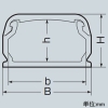 未来工業 Eモール VVFケーブル・光ファイバ用モール 屋外・屋内兼用 全長1m 2号 ベージュ Eモール VVFケーブル・光ファイバ用モール 屋外・屋内兼用 全長1m 2号 ベージュ EML-2J 画像2