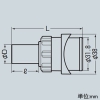 未来工業 ドレン配管アダプター VP・VU接続用 VP13・VE14・DP14用付属品用 75用スペーサー付 ミルキーホワイト ドレン配管アダプター VP・VU接続用 VP13・VE14・DP14用付属品用 75用スペーサー付 ミルキーホワイト DA-ASVM 画像2