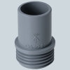 未来工業 変換プラグ ドレン配管間接排水アダプター用 DA-KHS(M)・ステンフレキ13A用 グレー DA-KHN