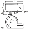 未来工業 SV片サドル ナイロンタイプ 適合径φ6.3〜φ8.5mm スクリュー釘付 SV片サドル ナイロンタイプ 適合径φ6.3〜φ8.5mm スクリュー釘付 KT-3N 画像2