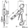未来工業 ラチェットレバー付チェーンブロック ≪レバーブロック≫ 超軽量・超小型 定格荷重250kg 標準揚程1.0m ラチェットレバー付 ラチェットレバー付チェーンブロック ≪レバーブロック≫ 超軽量・超小型 定格荷重250kg 標準揚程1.0m ラチェットレバー付 LX003 画像3