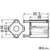 未来工業 カラー・ヘッダーインサート 型枠用 樹脂釘タイプ W3/8ボルト用 ロングタイプ 埋設深さ45mm 黄 カラー・ヘッダーインサート 型枠用 樹脂釘タイプ W3/8ボルト用 ロングタイプ 埋設深さ45mm 黄 NK-3JLY 画像2