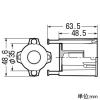 未来工業 カラー・ヘッダーインサート 型枠用 樹脂釘タイプ W1/2ボルト用 埋設深さ45mm 青 【受注取り寄せ品】カラー・ヘッダーインサート 型枠用 樹脂釘タイプ W1/2ボルト用 埋設深さ45mm 青 NK-4JB 画像2
