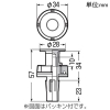 未来工業 カラー・ヘッダーインサート デッキプレート用 コンクリート埋設専用 パッキン無 W3/8ボルト用 埋設深さ30mm 白 カラー・ヘッダーインサート デッキプレート用 コンクリート埋設専用 パッキン無 W3/8ボルト用 埋設深さ30mm 白 ND-3NW 画像3