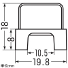 未来工業 ケーブルタッカー用ステップル 適合ケーブルVVF1.6(2.0)×2C(幅10mm以下) グレー 1箱250個入(1連連結個数25個×10) ケーブルタッカー用ステップル 適合ケーブルVVF1.6(2.0)×2C(幅10mm以下) グレー 1箱250個入(1連連結個数25個×10) MCT-S2 画像2