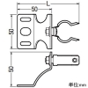 未来工業 壁面取付クリップ 寸法L88mm 配管固定用ねじ付 壁面取付クリップ 寸法L88mm 配管固定用ねじ付 HT-MKB-1419 画像2