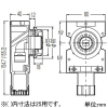 未来工業 水栓ジョイントボックス A-4N NOZ型 適合サヤ管22 水栓ジョイントボックス A-4N NOZ型 適合サヤ管22 GS4N-22NOZ 画像2