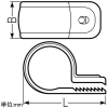 未来工業 ワニグチ片サドル 兼用タイプ 給湯用 適合径φ25〜φ32mm ピンク ワニグチ片サドル 兼用タイプ 給湯用 適合径φ25〜φ32mm ピンク KTK-S-P 画像2