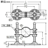 未来工業 【受注生産品】レベルマスター ボルト長さ250mm 適合管外径φ102〜104mm 【受注生産品】レベルマスター ボルト長さ250mm 適合管外径φ102〜104mm LM-75TN25 画像3