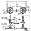 未来工業 【受注生産品】レベルマスター フリータイプ ボルト長さ300mm 適合管外径φ21〜63mm 【受注生産品】レベルマスター フリータイプ ボルト長さ300mm 適合管外径φ21〜63mm LM-1550F30 画像3