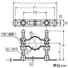 未来工業 レベルマスター スチールベース ボルト長さ120mm 適合管外径φ48〜49mm レベルマスター スチールベース ボルト長さ120mm 適合管外径φ48〜49mm LM2-40A12 画像2