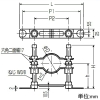 未来工業 【受注生産品】レベルマスター スチールベース ボルト長さ250mm 適合管外径φ60〜63mm 【受注生産品】レベルマスター スチールベース ボルト長さ250mm 適合管外径φ60〜63mm LM2-50A25 画像2