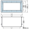 未来工業 床用鋼製スリーブ 床補強部材 ケーブルラック幅1100mm 開口部1200×200m 床用鋼製スリーブ 床補強部材 ケーブルラック幅1100mm 開口部1200×200m MTKB-BS12020 画像2