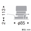 遠藤照明 LEDグレアレスベースダウンライト 900TYPE FHT32W器具相当 埋込穴φ75mm 超広角配光 12000〜1800K 白 電源別売 LEDグレアレスベースダウンライト 900TYPE FHT32W器具相当 埋込穴φ75mm 超広角配光 12000〜1800K 白 電源別売 SXD1004W 画像2