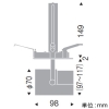 遠藤照明 LEDダウンスポットライト 2000TYPE CDM-R35W器具相当 埋込穴φ100mm 中角配光 6500〜2700K 白 電源別売 LEDダウンスポットライト 2000TYPE CDM-R35W器具相当 埋込穴φ100mm 中角配光 6500〜2700K 白 電源別売 ERD9370W 画像2