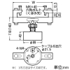 未来工業 ビームラックル H形鋼・C形鋼組み合わせ用 金属製露出丸形ボックス付 電気亜鉛めっき仕様 適合鋼材幅140〜205mm ビームラックル H形鋼・C形鋼組み合わせ用 金属製露出丸形ボックス付 電気亜鉛めっき仕様 適合鋼材幅140〜205mm SGBJ-20 画像2