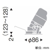 遠藤照明 LEDグレアレスユニバーサルダウンライト 900・600TYPE 12V IRCミニハロゲン球50W・110Vφ50省電力ダイクロハロゲン球50W形40W器具相当 埋込穴φ75mm 狭角配光 ナチュラルホワイト(4000K) 鏡面コーン・白枠 電源別売 LEDグレアレスユニバーサルダウンライト 900・600TYPE 12V IRCミニハロゲン球50W・110Vφ50省電力ダイクロハロゲン球50W形40W器具相当 埋込穴φ75mm 狭角配光 ナチュラルホワイト(4000K) 鏡面コーン・白枠 電源別売 ERD8741WB 画像2