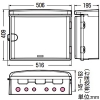 未来工業 プラスチック製防雨ボックス ≪ウオルボックス≫ 屋根一体型 ヨコ型 有効深さ145〜163mm ミルキーホワイト プラスチック製防雨ボックス ≪ウオルボックス≫ 屋根一体型 ヨコ型 有効深さ145〜163mm ミルキーホワイト WB-15DM 画像2