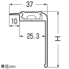 未来工業 インテリアミキリ 適合システムXS40P 全長2m インテリアミキリ 適合システムXS40P 全長2m XS40-IM 画像2