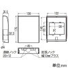 未来工業 プロテクトカバー 屋内用スリム L型プラグ用 二連用 自己消火性 ミルキーホワイト プロテクトカバー 屋内用スリム L型プラグ用 二連用 自己消火性 ミルキーホワイト WBKS-2M 画像2