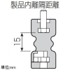 未来工業 絶縁支持具 適合ねじM5×14mmまで 絶縁支持具 適合ねじM5×14mmまで ZSG-M5-set 画像3