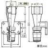 未来工業 座付胴長ストレート Rc1/2ねじ 架橋ポリエチレン管13 座付胴長ストレート Rc1/2ねじ 架橋ポリエチレン管13 SSZL-13A-15T 画像2