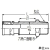 未来工業 水栓胴長アダプター Wタイプ継手 フレキ管用 G1/2ねじ 架橋ポリエチレン管10 水栓胴長アダプター Wタイプ継手 フレキ管用 G1/2ねじ 架橋ポリエチレン管10 WOL-10A-15G 画像2