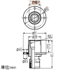 未来工業 床下取付けアダプター Wタイプ継手 Rc1/2ねじ 架橋ポリエチレン管13 床下取付けアダプター Wタイプ継手 Rc1/2ねじ 架橋ポリエチレン管13 WZDM-13A-15T 画像2