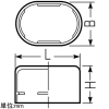 未来工業 ダ円キャップ 適合ダ円サヤ管7 ダ円キャップ 適合ダ円サヤ管7 VO-7C 画像2