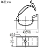 未来工業 ダ円クリップ ダ円サヤ管7 ダ円クリップ ダ円サヤ管7 VOF-7-set 画像2