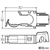 未来工業 ダ円クリップ ボルトクリップ付 ダ円サヤフレキ2用 適合ダ円サヤ管7 ダ円クリップ ボルトクリップ付 ダ円サヤフレキ2用 適合ダ円サヤ管7 VOFTC-7-set 画像2