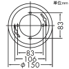 DAIKO LEDシャンデリア ランプ付 白熱灯25W×4灯相当 非調光タイプ LEDフィラメント電球・ボール球形2.5W×4灯 口金E26 キャンドル色 LEDシャンデリア ランプ付 白熱灯25W×4灯相当 非調光タイプ LEDフィラメント電球・ボール球形2.5W×4灯 口金E26 キャンドル色 DCH-41178Y 画像2