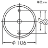 DAIKO LEDブラケットライト 上向付・下向付兼用 白熱灯60W相当 非調光タイプ LED5.9W 電球色 ペールグリーン LEDブラケットライト 上向付・下向付兼用 白熱灯60W相当 非調光タイプ LED5.9W 電球色 ペールグリーン DBK-41250Y 画像2