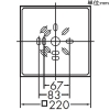 DAIKO LED和風シーリングライト 天井取付専用 ランプ付 白熱灯60W×2灯相当 非調光タイプ LED電球7.2W×2灯 口金E26 電球色 LED和風シーリングライト 天井取付専用 ランプ付 白熱灯60W×2灯相当 非調光タイプ LED電球7.2W×2灯 口金E26 電球色 DCL-40591Y 画像2