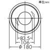 DAIKO LEDシャンデリア ランプ付 白熱灯25W×6灯相当 非調光タイプ LEDフィラメント電球2.5W×6灯 口金E26 キャンドル色 LEDシャンデリア ランプ付 白熱灯25W×6灯相当 非調光タイプ LEDフィラメント電球2.5W×6灯 口金E26 キャンドル色 DCH-41962Y 画像2