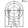 DAIKO LEDシャンデリア ランプ付 白熱灯60W×3灯相当 非調光タイプ LED電球4.2W×3灯 口金E17 電球色 LEDシャンデリア ランプ付 白熱灯60W×3灯相当 非調光タイプ LED電球4.2W×3灯 口金E17 電球色 DCH-41880Y 画像2