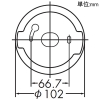 DAIKO LEDペンダントライト フランジタイプ 直付専用 ランプ付 白熱灯25W相当 非調光タイプ LEDフィラメント電球2.5W 口金E26 キャンドル色 LEDペンダントライト フランジタイプ 直付専用 ランプ付 白熱灯25W相当 非調光タイプ LEDフィラメント電球2.5W 口金E26 キャンドル色 DPN-41803Y 画像2