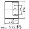 DAIKO LEDブラケットライト コーナー用 密閉型 白熱灯60W相当 非調光タイプ LED電球4.6W 口金GX53-1 広角形 電球色 LEDブラケットライト コーナー用 密閉型 白熱灯60W相当 非調光タイプ LED電球4.6W 口金GX53-1 広角形 電球色 DBK-41543Y 画像2