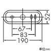 DAIKO LEDスポットライト フランジタイプ 直付専用 天井付・壁付兼用 集光タイプ 調光タイプ 12Vダイクロハロゲン50W×2灯相当 LED8.7W×2灯 電球色 白 LEDスポットライト フランジタイプ 直付専用 天井付・壁付兼用 集光タイプ 調光タイプ 12Vダイクロハロゲン50W×2灯相当 LED8.7W×2灯 電球色 白 DSL-5399YWG 画像3