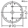 DAIKO LEDスポットライト フランジタイプ 直付専用 天井付・壁付兼用 集光タイプ 調光タイプ 12Vダイクロハロゲン50W相当 LED8.7W 電球色 白 LEDスポットライト フランジタイプ 直付専用 天井付・壁付兼用 集光タイプ 調光タイプ 12Vダイクロハロゲン50W相当 LED8.7W 電球色 白 DSL-5397YWG 画像3