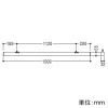 コイズミ照明 LEDベースライト 《フラットシームレススリム》 プラグタイプ 調光調色 電球色〜昼白色 長さ1500mm 白 LEDベースライト 《フラットシームレススリム》 プラグタイプ 調光調色 電球色〜昼白色 長さ1500mm 白 AH54691 画像2