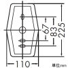 DAIKO LEDブラケットライト 防雨形 人感センサー付 マルチタイプ 白熱灯60W相当 非調光タイプ LED7.5W 電球色 LEDブラケットライト 防雨形 人感センサー付 マルチタイプ 白熱灯60W相当 非調光タイプ LED7.5W 電球色 DWP-38470Y 画像2